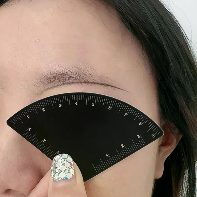 Aluminum Alloy Fast Drawing Eyebrow Design Ruler Microblading Mapping Tool Shaping Permanent Makeup Drawing Guide Ruler Tattoo