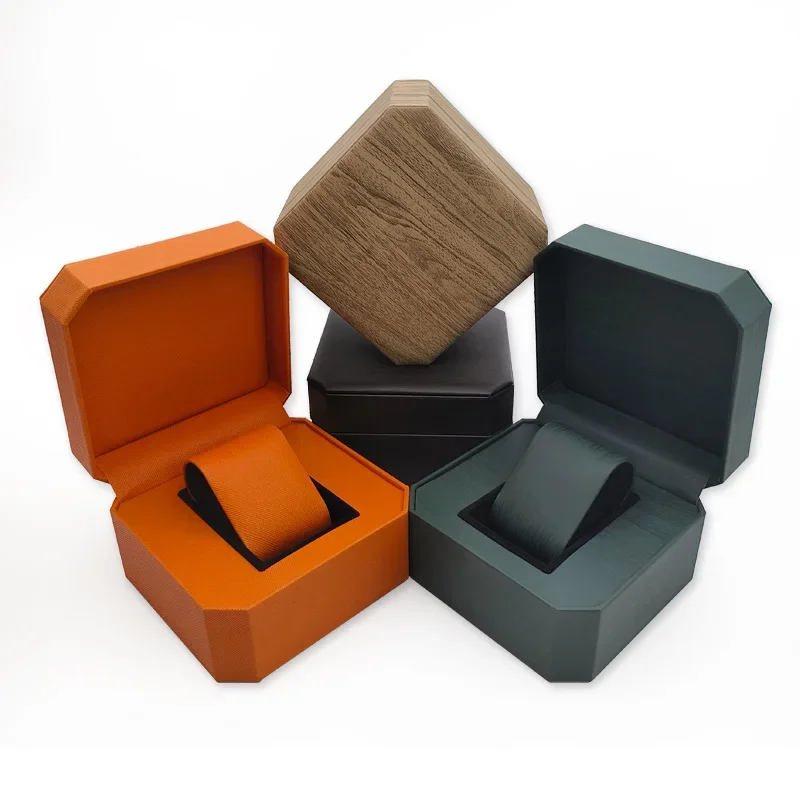 Watch Storage Bracelet Box Wristwatch Watch Holder Travel Jewelry Watch Organizer For Men Gift PU Single Watch Display Case