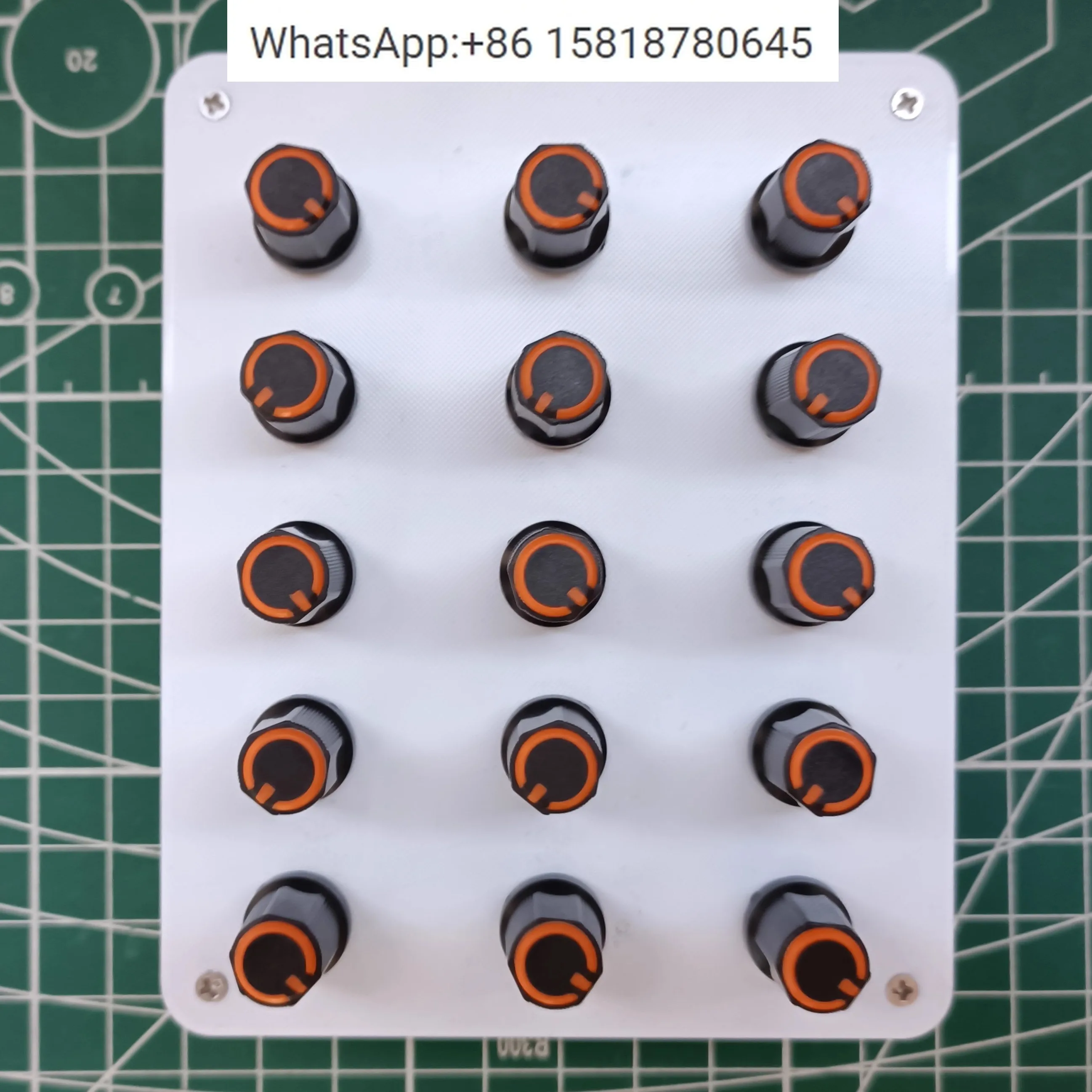15pcs K-nob. custom CC information volume, USB-C interface, music host software, MIDI controller