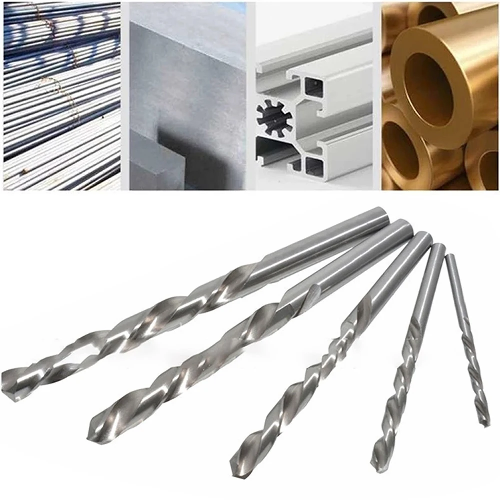 

1 Set 10-16mm High-Speed ​​Steel HSS Drill Bits This Set Includes Extra-long HSS Straight Shank Drill Bits For Wood Steel Metal
