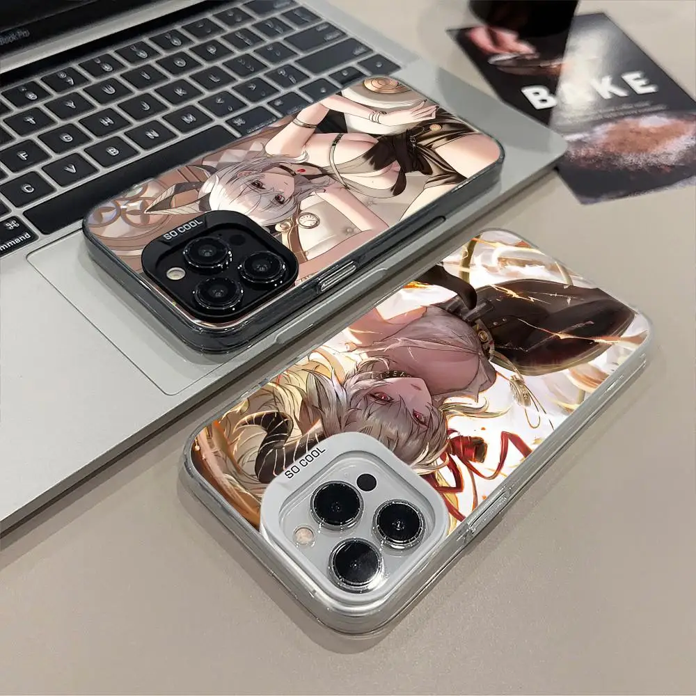 

Wuthering Waves Zani Phone Case for iPhone 17 16 15 14 13 12 11 X XR XS 8 7 Pro Max Plus Translucent Colour Protective Pretty