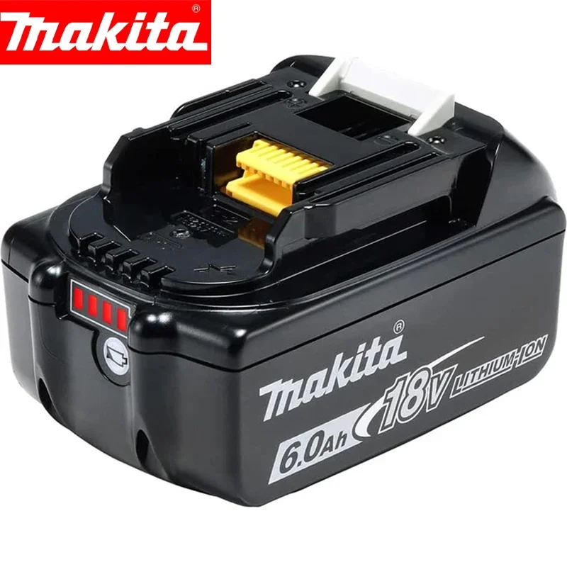 

1-Pack Original Makita 18V 6.0Ah Rechargeable Battery ,For Makita BL1830 BL1830B BL1840 BL1840B BL1850 BL1850B Power Tools