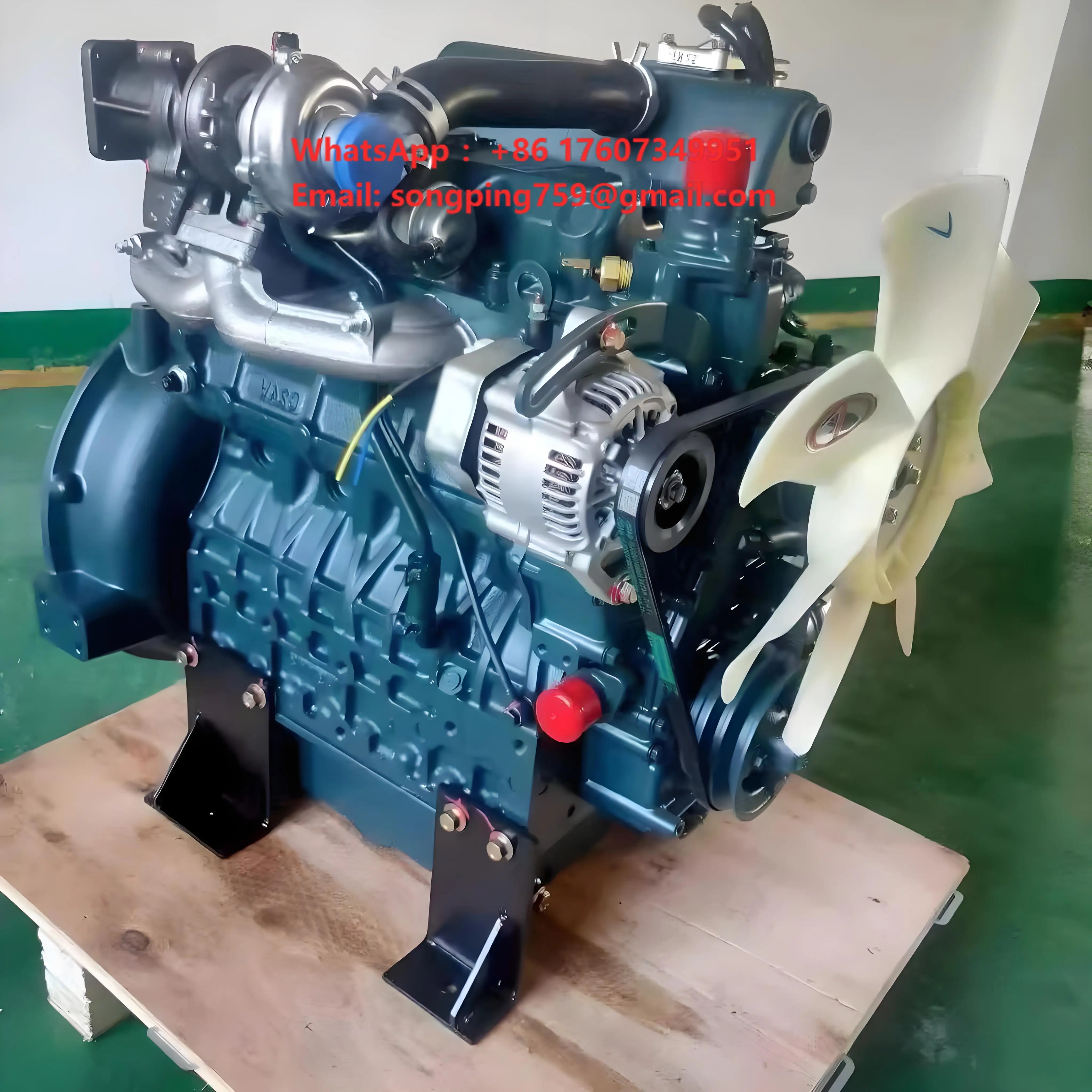 Diesel Engine Assembly Accessories Two-Cylinder for Kubota D722 D902 for Yuchai Weichai Construction Machinery Parts Models 488