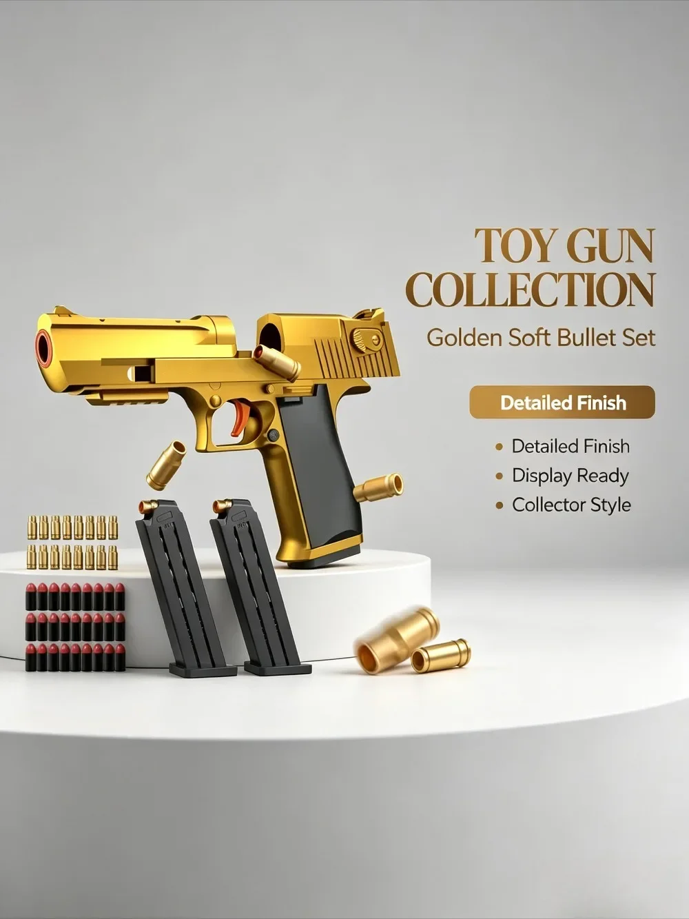 4S-Educational Toy Gun Shell Ejecting Toy Foam Soft Bullet Blaster for Kids Boys Adults Airsoft Pistol Children Birthday Gift
