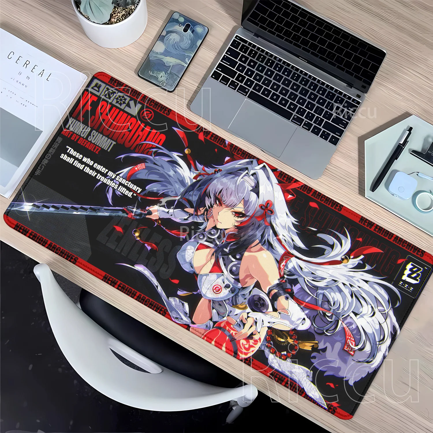 Ye Shunguang‌ Hoshimi Miyabi‌ Ellen Joe Mouse Pad Anime Girl Zenless Zone Zero ZZZ Gaming Keyboard HD Printing overlock Desk Mat