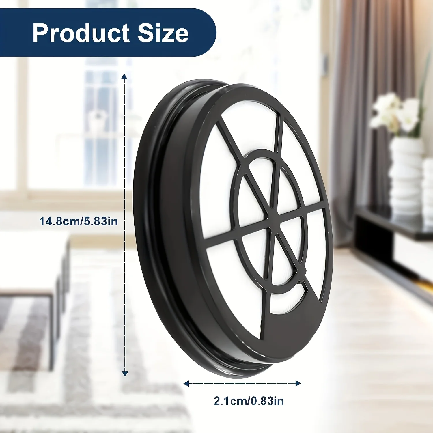 استبدال قطعتين من فلاتر مكنسة الخزان من نوع حقيبة Whirlwind، مناسبة لـ Eureka NEN110A وNEN110B وNEN110D