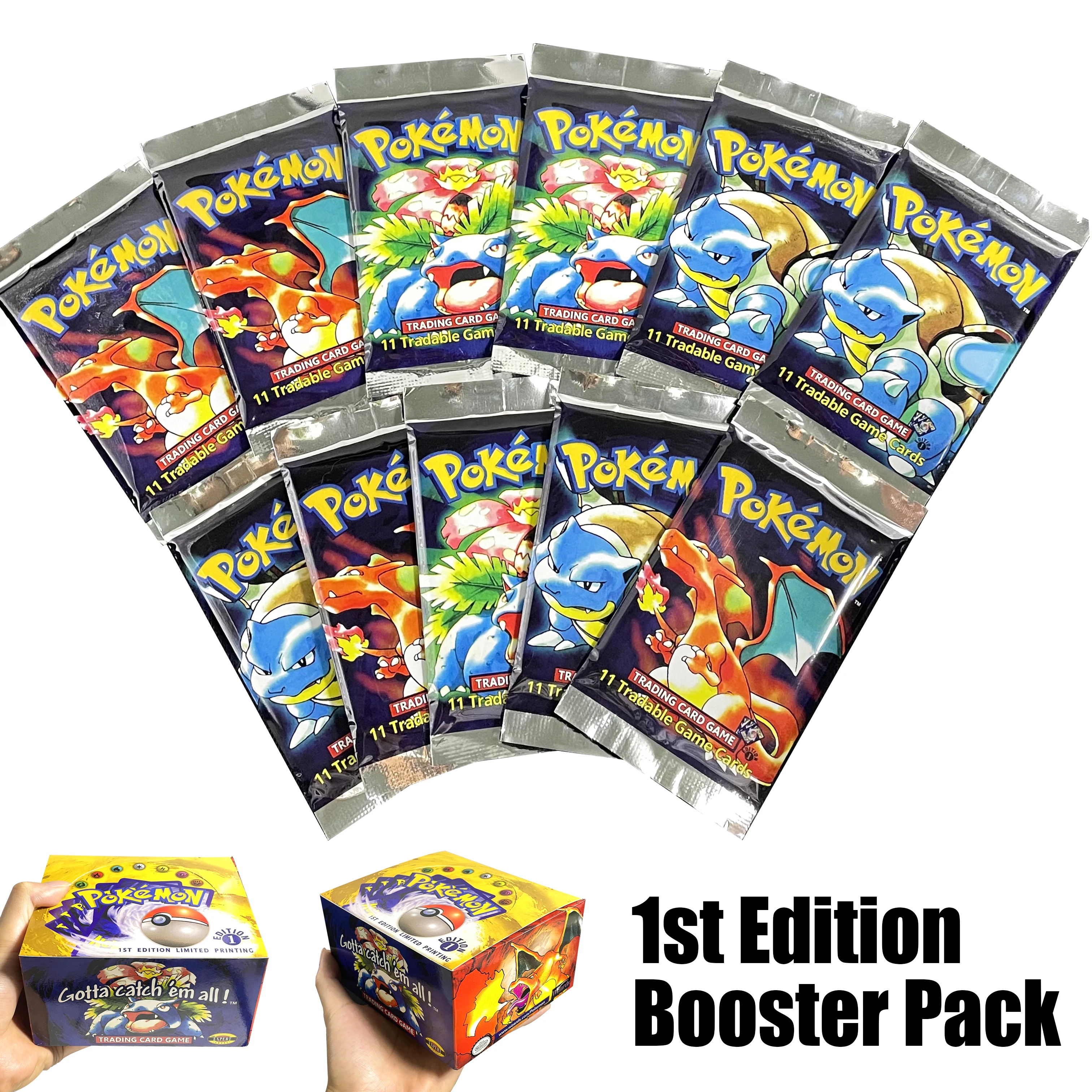 

PROXY PKM WOTC Classic Collectible Game Cards BASE SET BLISSTER BOOSTER Pack - Art Brand New/Sealed!