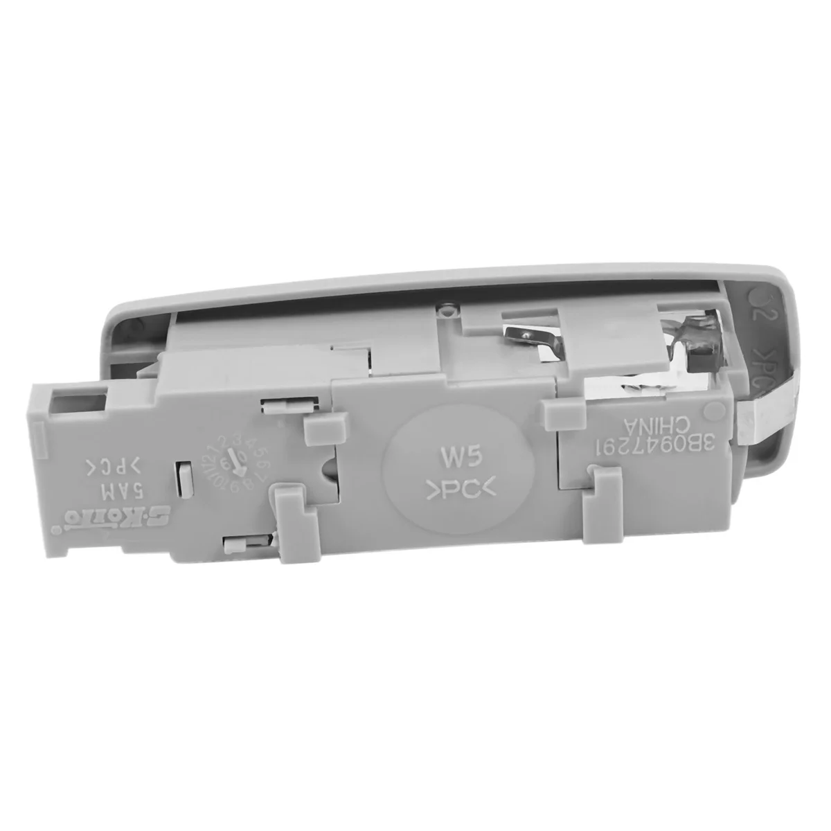 3X Car After Reading Map Dome Light 3B0947291 B for Volkswagen Golf Passat Tiguan Caddy Skoda Gray image 5