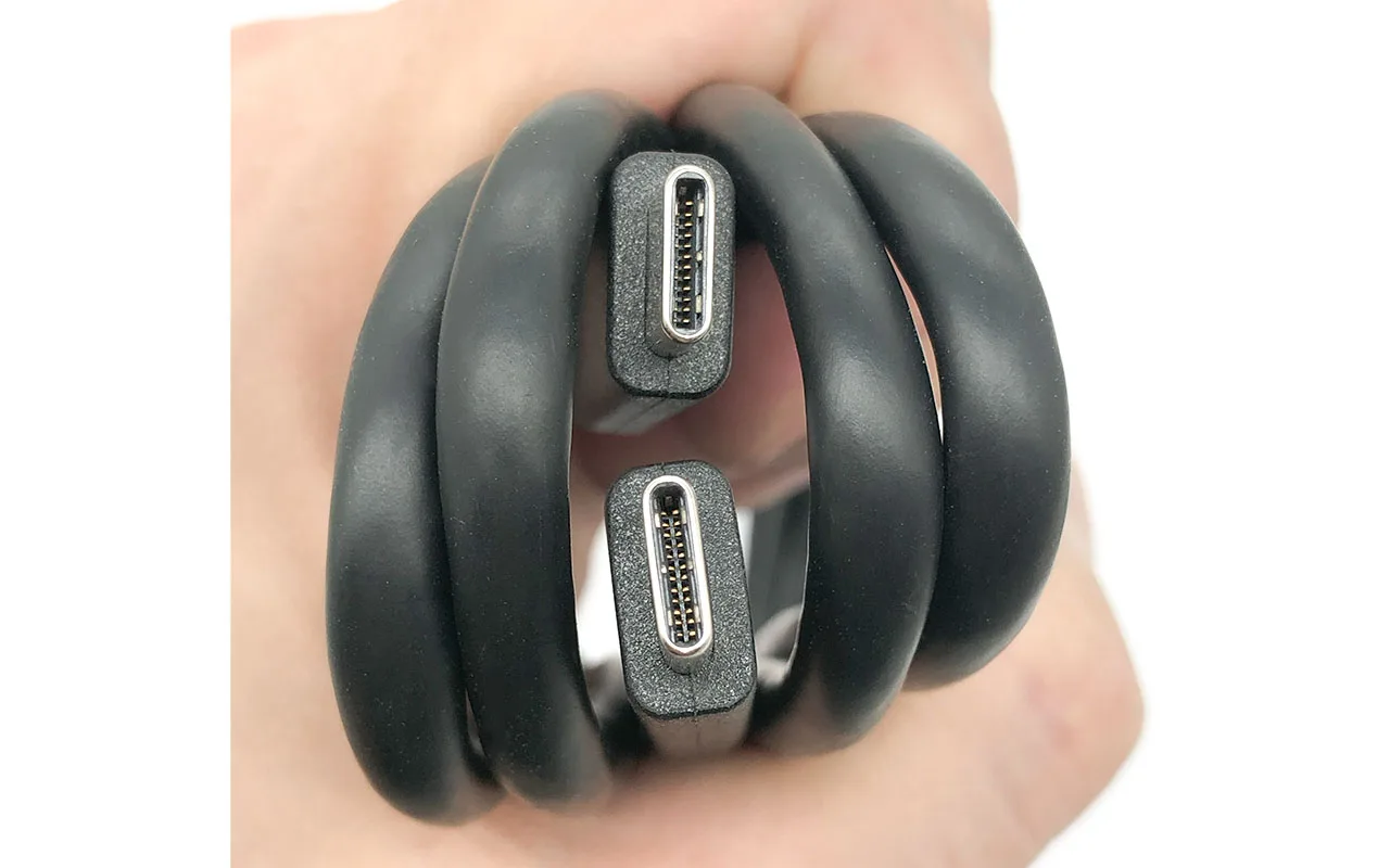 كابل أصلي جديد لينوفو USB-C إلى USB-C يدعم معدل بيانات 10 جيجابت في الثانية 100 وات 20 فولت/5A 4K 60 هرتز Emarker من النوع c إلى النوع c