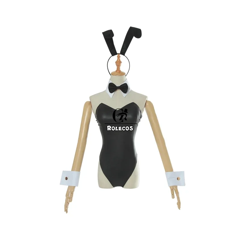 ROLECOS Anime Sakurajima Mai Cosplay Costume Christmas Women Black Sexy Jumpsuit Rascal Does Not Dream of Bunny Girl Senpai Cos