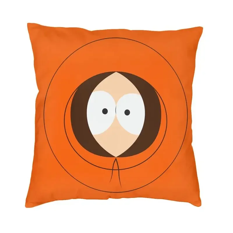 Kenny face cartoon animation Anime SouthPark cushion cover 40x40cm velvet Nordic pillowcases decoration Salon