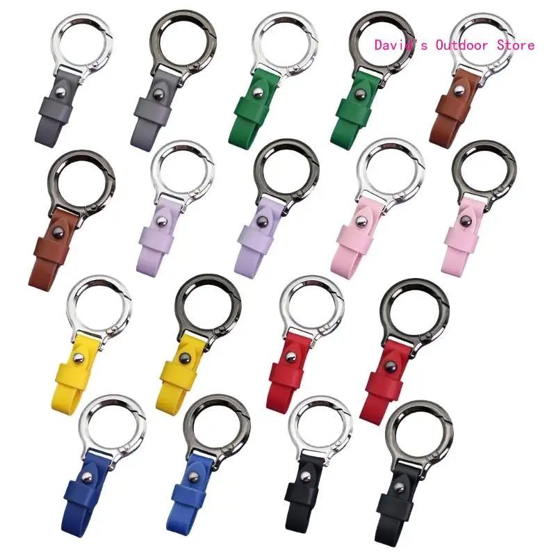 Personality Car Keychains Car Key Rings Holder Horseshoes Buckles Small Key Rings for Campers Essential Outdoor Tool X3UA