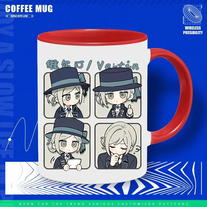 متوفر في المخزون العكسي: لعبة أنيمي كوس فيرتين ‌ حارس الوقت ‌   كوب حليب بسيط من السيراميك يحجب الألوان لعام 2025 للجنسين