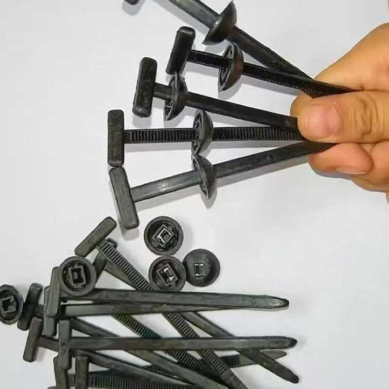 Fotografia 6: Abraçadeiras de nylon atualizadas, kit de braçadeiras com rebite T com travamento automático para reparo de para-choque de porta-malas de carro, casa e garagem automotiva