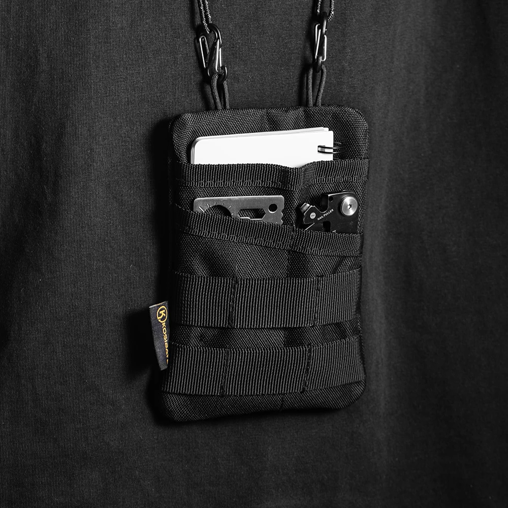Карманный органайзер EDC Сумка для инструментов с 5-мя хранилями инструментов Сумка EDC для фонарика, карманного ножа, тактической ручки, E