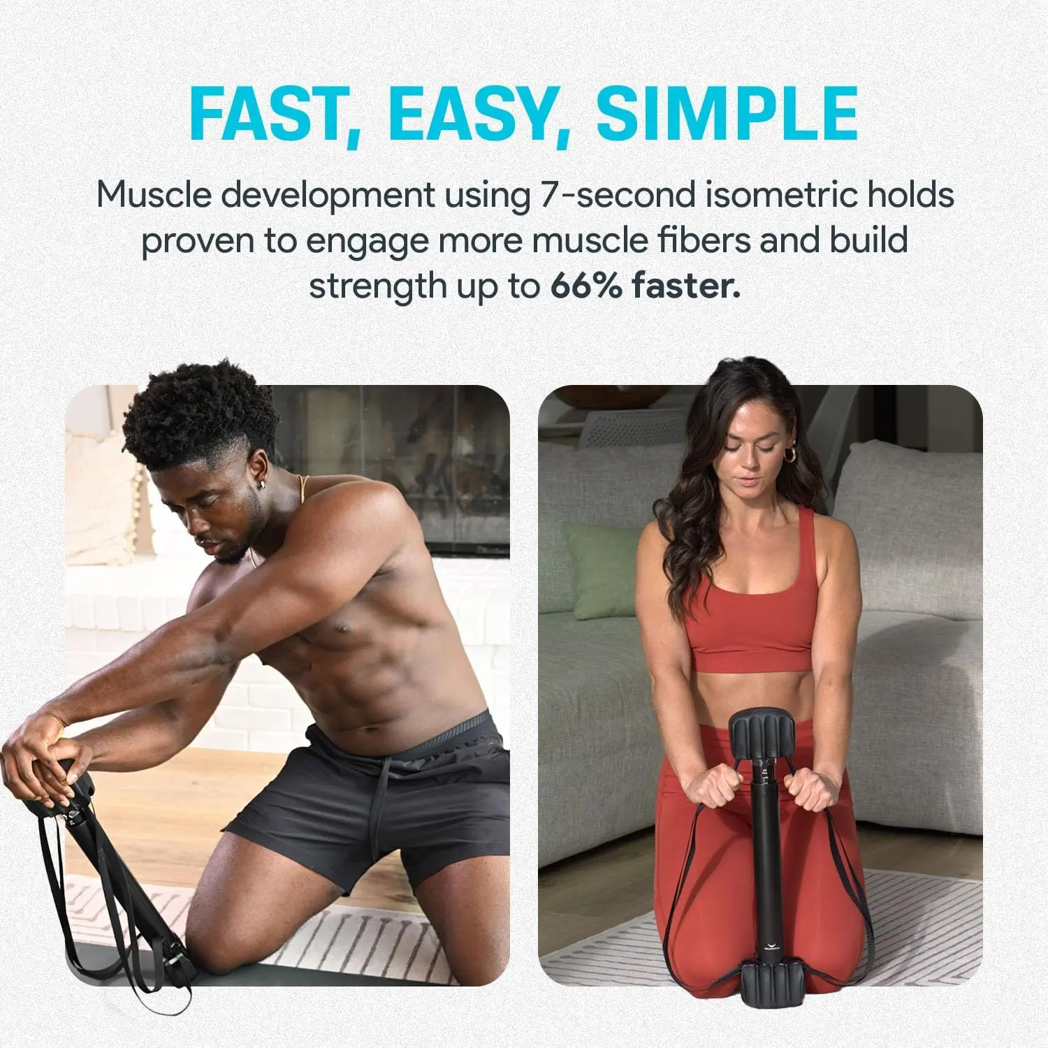 Home Workout, Isometric Exercise, Multicolor, Portable Strength Training for Full Body