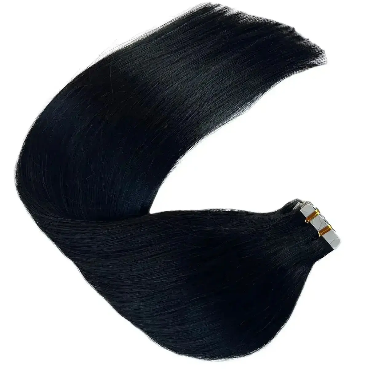 Extensions de Cheveux Humains 100% Naturels Lisses avec Bande Adhésive Invisible, 16 à 26 Pouces, pour Femme, 20 Pièces/Paquet