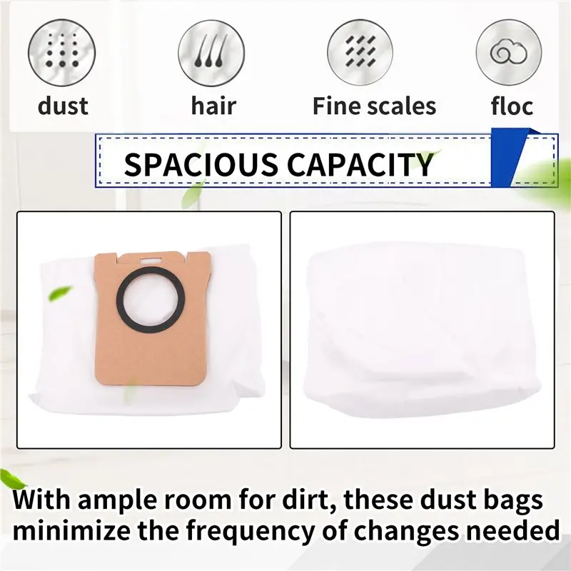 AEE2-12 Pcs Dust Bags For Xiaomi Mijia Omni M40 D110CN Sweeper Accessories Built To Last And Work Well
