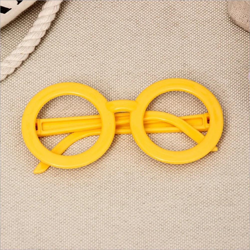 

6pcs Colorful Eyeglass Frames Adults Party Glass Frames Random Color Cartoon Costume Accessories Birthday Favors