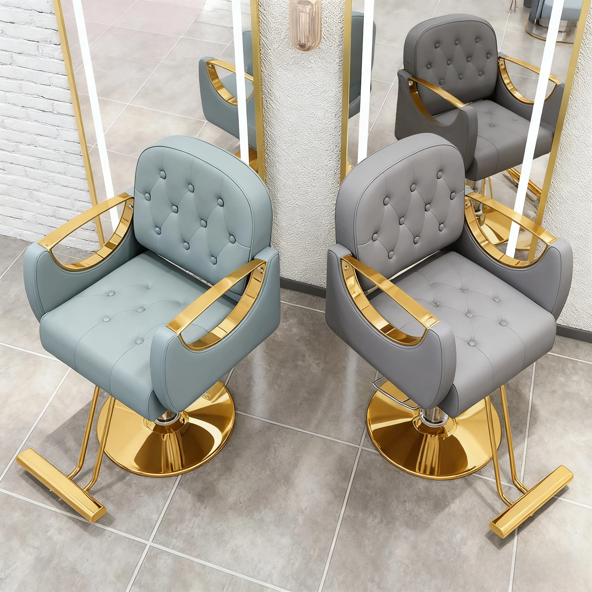 كراسي تصفيف المنزل المهنية كرسي الحلاق مضخة صالون مكتب تدليك الديكور قابل للتعديل كراسي الشائكة الجمالية الجمال