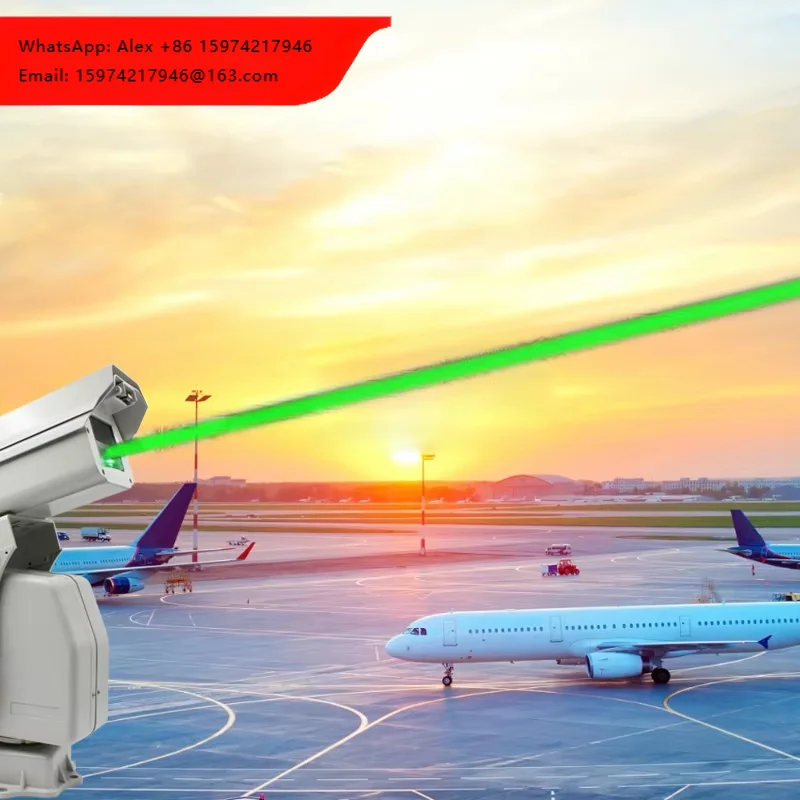 AI Smart Laser Bird Deterrent Device 1w Strong Power For Airport, Electric Substation,Agriculture, Orchard, Fishing Farm, Energy