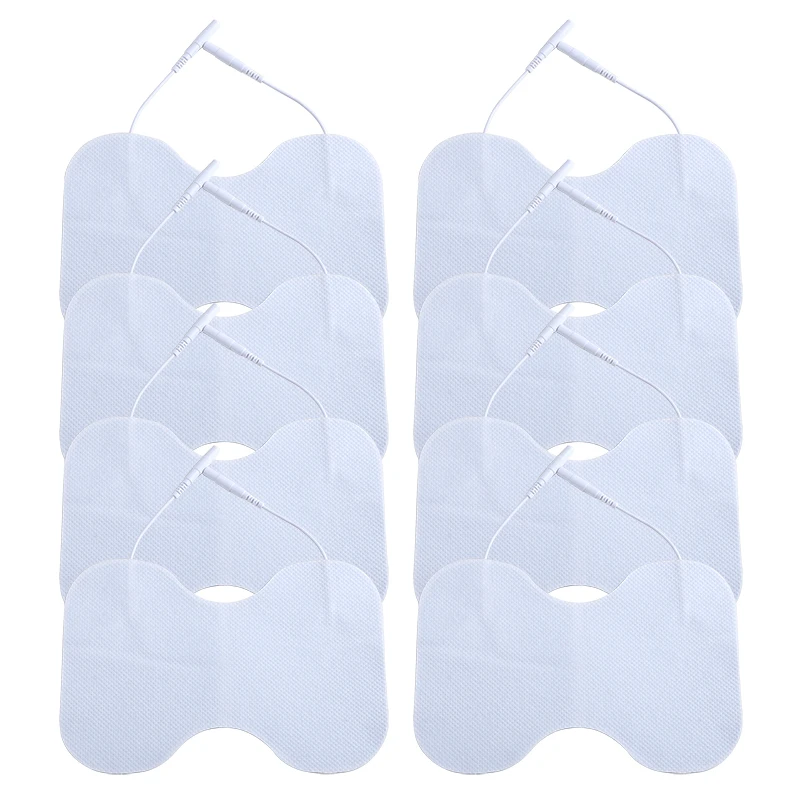 Replacement Electrode Pads for TENS Unit 2mm Plug Muscle Stimulator Stickers Acupuncture Treatment Waist & Back Massager