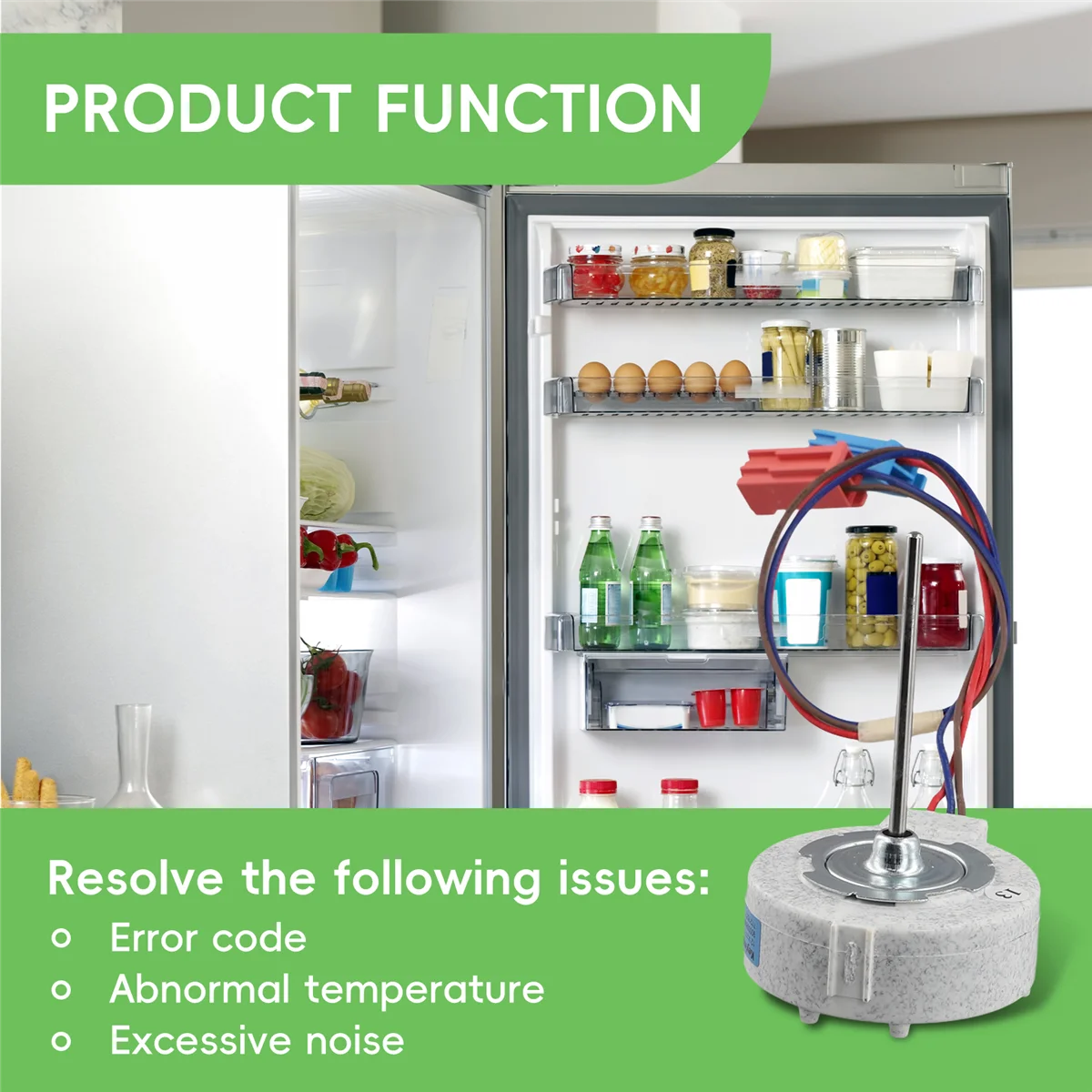 ل Ximenzi محرك الثلاجة فرش تيار مستمر مروحة الثلاجة المحرك FDQB28BS4 DC12V-T33C