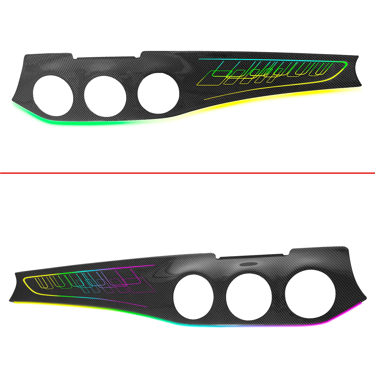 

64-цветная светодиодная отделка внутренней панели, окружающее освещение для Mercedes-Benz CLA GLA X156 W117 2013-18, панель приборной панели