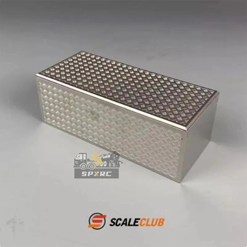 Scaleclub 1/14 Truck Trailer Railboard Car Battery Box Toolbox Ballast Bucket Toolbox LESU truck model