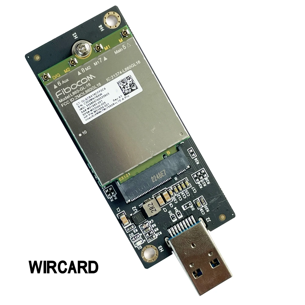 WIRCARD L860-GL-16 LTE CAT16 Module for 4G  L860-GL M52040-005 4G modem NGFF M.2 For HP Laptop