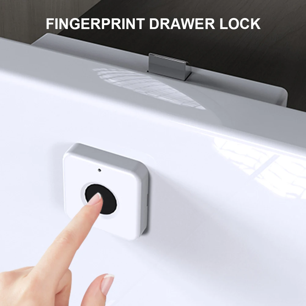 

Smart Biometric Fingerprint Lock Drawer Electronic Lock Privacy File Storage Keyless Residential Security Protection for Home