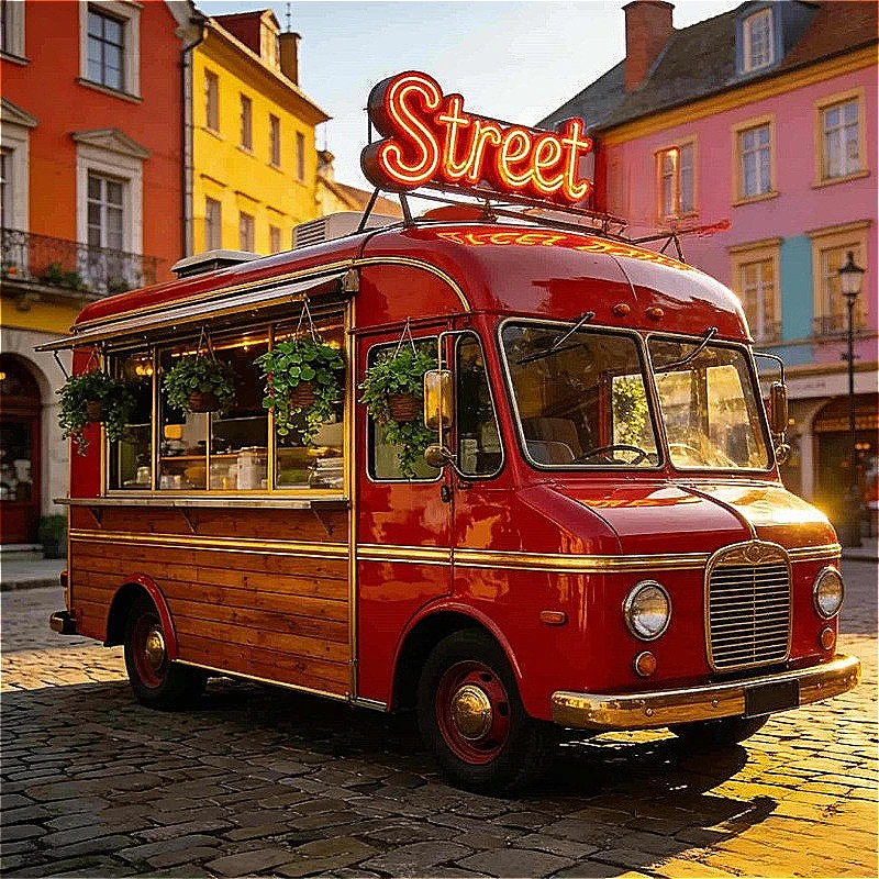 Commercial Kitchen Vendor - Food Trailer Stainless Steel Commercial Kitchen