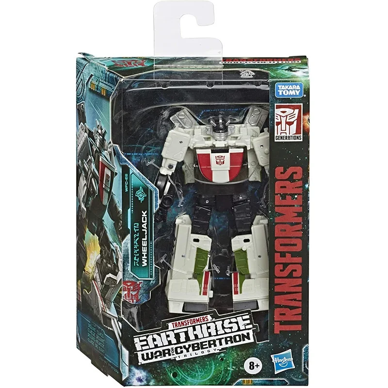 Hasbro Transformers Earth Rise WFC-E6 Wheeljack 13Cm Deluxe Class Anime Oryginalna figurka akcji Zestaw zabawek Kolekcja prezentów