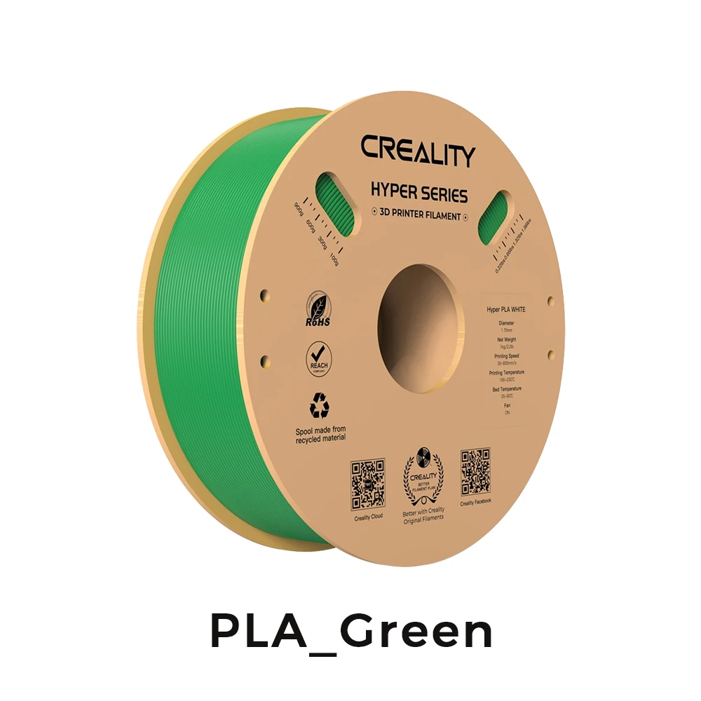 Creality Hyper Series PLA 3D-printfilament 1 kg 1,75 mm Hoge snelheid 3D-printmaterialen 10 kleuren beschikbaar
