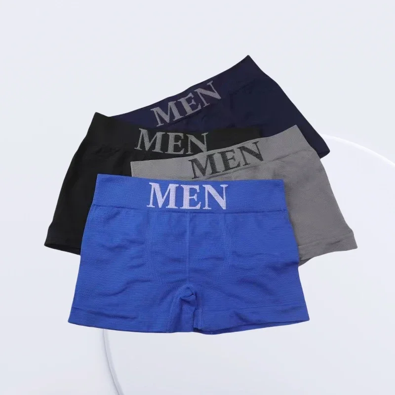 Men\'s Panties Letter Printing Underwear Boxershorts Men Soft Boxer Shorts Breathable Male Elastic Underpants