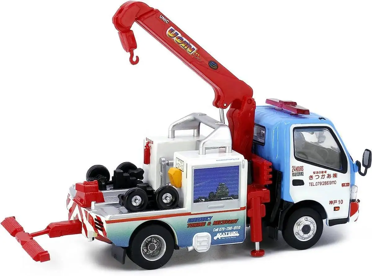 1/64 Tiny 300 Tow Truck Akatsuki Kobe Atc65366 City DieCast Model Car Collection Limited Edition Hobby Toy Car