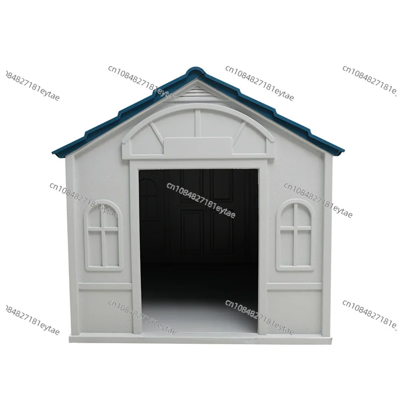 Outdoor Waterproof Large Detachable Plastic Dog House Pet Kennel for Big Dogs Cats