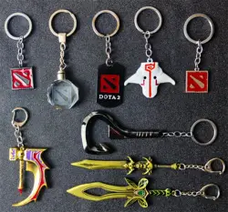 Collar con colgante de juego DOTA 2, Aegis of Champions, talismán de Evasion, cetro de Aghanims, mariposa, espada, serie de armas