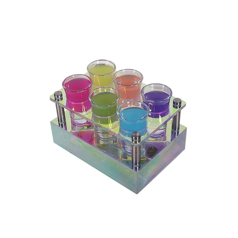 

Bar starry sky luminous cocktail acrylic night game one fighting wine porous bullet