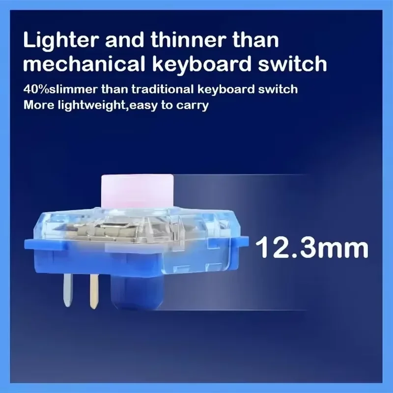 Kailh Islet rose Mini commutateurs linéaires silencieux à profil bas 35g pour clavier mécanique Deep Sea Islet 1353Hitbox clavier de jeu