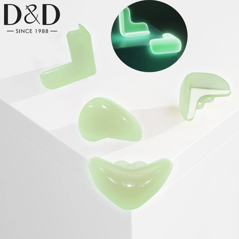 

5Pcs/Set Luminous Silicone Protector Kids Table Corner Edge Protection Cover Kids Safety Anticollision Corner Guard