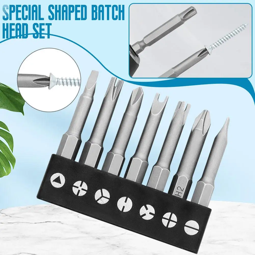 5/7/13 PCs Special-shaped Screwdriver Bits Slotted Phillips Batch Points Magnetic Triangle Screwdrivers Inner Three Cross H O3S1