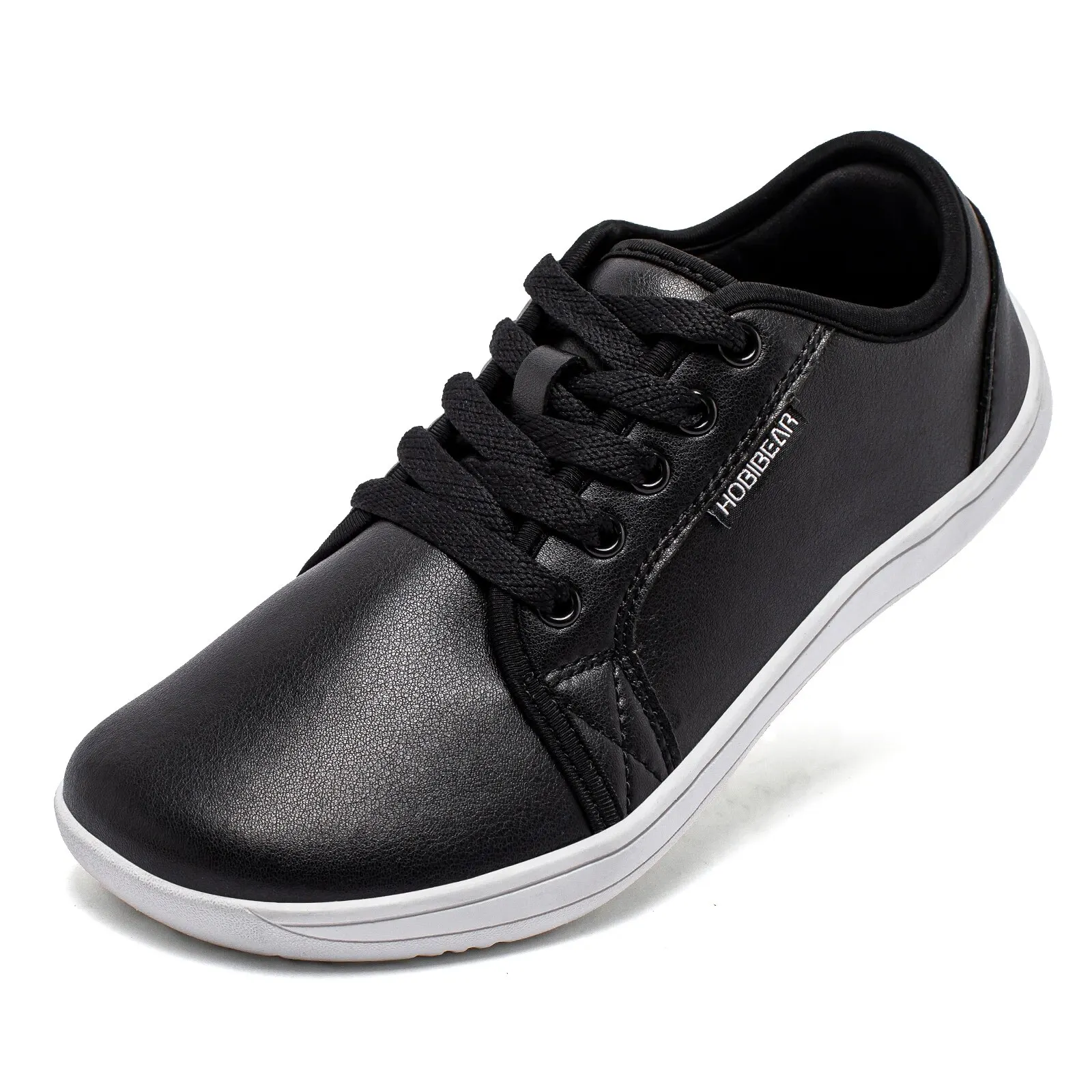 BIBEAR-Chaussures de salle de bain en cuir pour femmes, baskets minimalistes, Parker large, pieds nus, zéro chute, mode