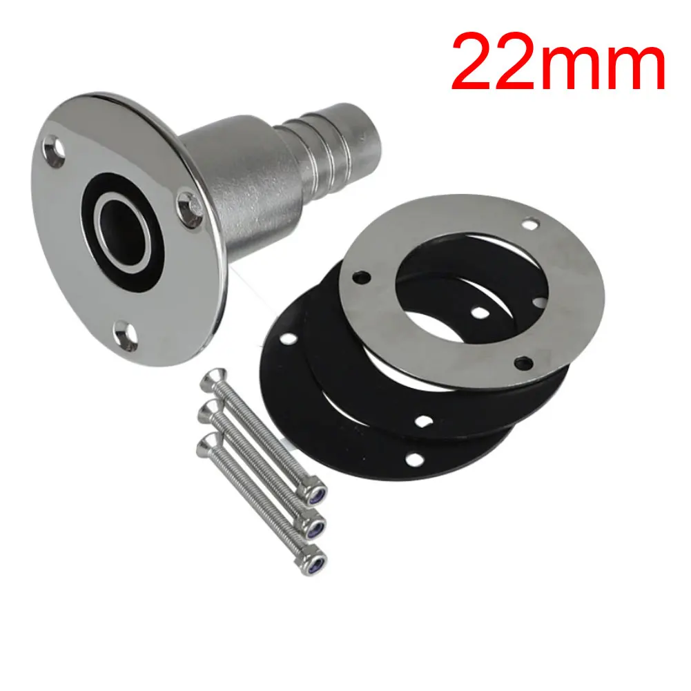 22/24mm Heater Venting Breather Vents Hot Gas Vapour Fumes Exhaust Hose Mating Straight Thru Hull Exhaust Skin Fitting Kit