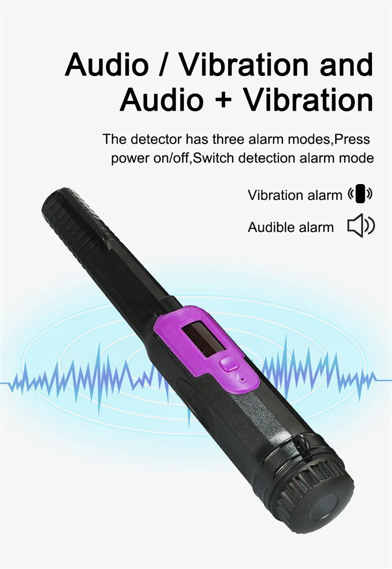 LCD Display Handheld Metal Detector HS-16 High Sensitive Waterproof Pinpointer Three Modes