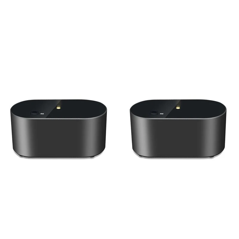 【newa66z-】-エッセンシャルオイルネブライザー用2xウォーターレスディフューザー、ミニアロマディフューザー、アロマセラピーアトマイジングディフューザー-ブラック