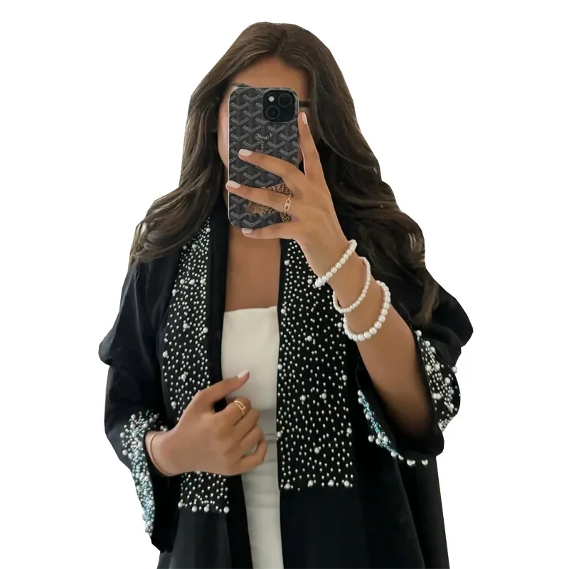 ALSEY-Robes du Moyen-Orient Diamond Fashion Models, Compiedmont Abaya, Dubai Cardigan, Nouveau, Printemps, 2025
