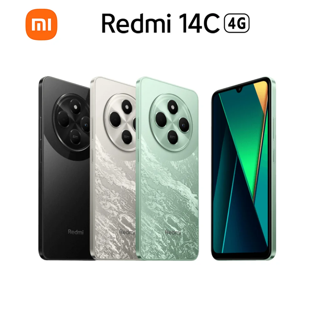 Xiaomi Redmi 14C 4G Global Version Immersion 6.88'' 120Hz Display 50MP AI Dual Camera Massive 5160mAh Battery 18W Fast Charging