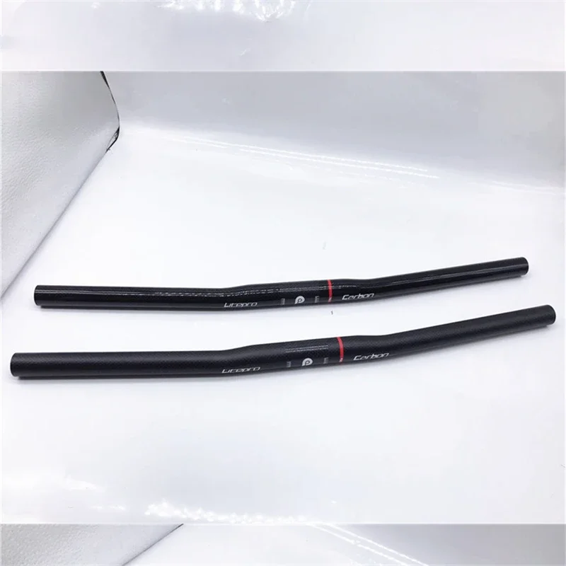 

LITEPRO Carbon Fiber Folding Bike Handlebar 25.4*540/580mm Bicycle Flat/Riser Bar