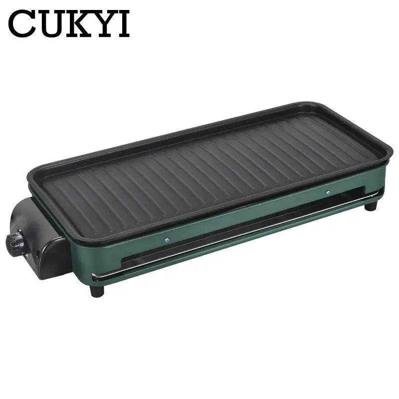 Electric Grill Pan Fast heating Smokeless Barbecue Machine Multifunction Baking tray Grill Cabob Stove Temperature Adjustable